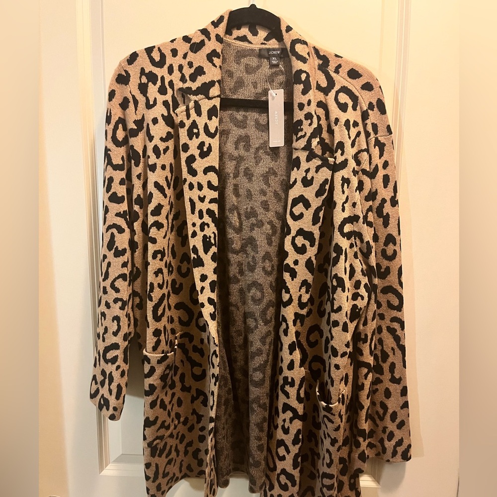 Jcrew sweater blazer size XL
